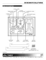 Предварительный просмотр 6 страницы Altinex Furniture Mount Interconnect Box SP107-101/101C User Manual