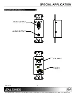 Preview for 5 page of Altinex INTERA DS801-111 Special Application