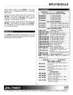 Preview for 9 page of Altinex ISV30000 User Manual