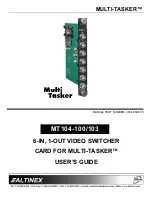 Altinex MT104-100/103 User Manual предпросмотр