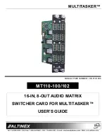 Предварительный просмотр 1 страницы Altinex MT110-100/102 User Manual