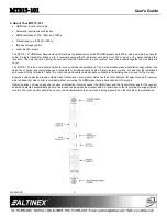 Preview for 3 page of Altinex MT315-101 User Manual