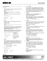 Preview for 8 page of Altinex MT315-101 User Manual