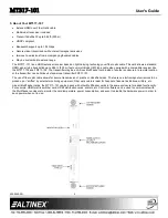 Предварительный просмотр 3 страницы Altinex MT317-101 User Manual