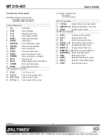 Предварительный просмотр 10 страницы Altinex MT319-401 User Manual