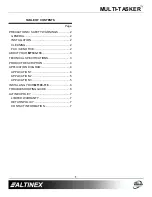 Preview for 2 page of Altinex Multi-Tasker MT103-116 User Manual