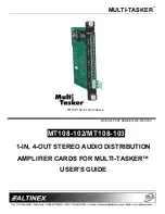 Предварительный просмотр 1 страницы Altinex MULTI-TASKER MT108-102 User Manual