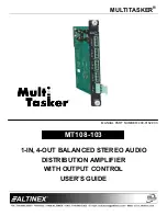 Предварительный просмотр 1 страницы Altinex MULTI-TASKER MT108-103 User Manual