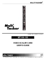 Altinex MultiTasker MT106-103 User Manual preview