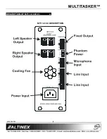 Предварительный просмотр 5 страницы Altinex MULTITASKER MT113-100 User Manual