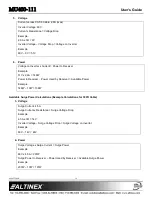 Preview for 14 page of Altinex MUSE MU400-111 User Manual