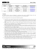 Preview for 11 page of Altinex MUSE MU600-001 User Manual