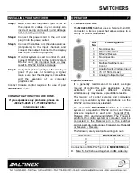 Preview for 8 page of Altinex MX2206RM User Manual