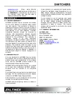 Preview for 13 page of Altinex MX2226AT User Manual