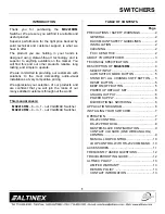 Preview for 2 page of Altinex MX2414RM User Manual