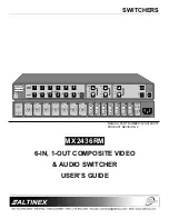 Altinex MX2436RM User Manual preview