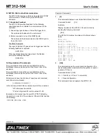 Preview for 4 page of Altinex Neutron MT312-104 User Manual