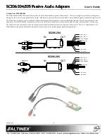 Предварительный просмотр 3 страницы Altinex SC206-204 User Manual