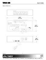 Предварительный просмотр 6 страницы Altinex SIGNAL MANAGEMENT SOLUTIONS TP315-103 User Manual