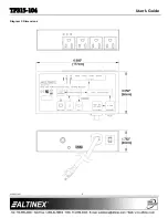 Предварительный просмотр 6 страницы Altinex SIGNAL MANAGEMENT SOLUTIONS TP315-104 User Manual