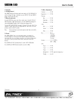 Preview for 5 page of Altinex SR208-100 User Manual