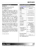 Preview for 4 page of Altinex SW104-130 User Manual