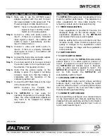 Preview for 8 page of Altinex SW104-130 User Manual