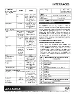 Preview for 5 page of Altinex System Interface Audio & Equalization VA6822 User Manual