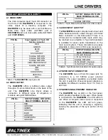 Предварительный просмотр 6 страницы Altinex Table Mount Computer Video + Audio Line Driver DA2000TM User Manual