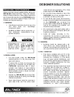 Preview for 3 page of Altinex Tilt 'N Plug Interconnect Box TNP100-HB User Manual