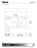 Предварительный просмотр 6 страницы Altinex TP315-105 User Manual