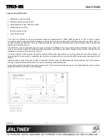 Предварительный просмотр 3 страницы Altinex TP315-106 User Manual