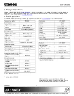 Preview for 2 page of Altinex UT260-041 User Manual