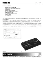 Предварительный просмотр 3 страницы Altinex UT260-102 User Manual