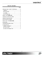 Предварительный просмотр 2 страницы Altinex V-MATRIX VM2143VS User Manual