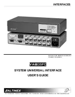 Altinex VA6835FC User Manual preview