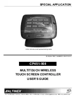 Altinex Wireless Touchscreen Controller CP451-008 User Manual предпросмотр