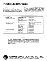 Preview for 6 page of Altman satallite I Operation And Maintenance Manual