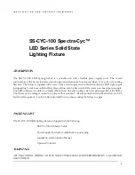 Preview for 3 page of Altman Spectra-Cyc SS-CYC-100 Series Installation And Instruction Manual