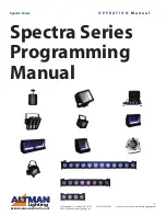 Preview for 1 page of Altman SPECTRA Series Programming Manual