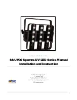 Preview for 1 page of Altman SS-UV30 Manual For Use And Maintenance