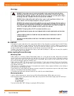 Preview for 2 page of Altman WL-130 Installation Manual