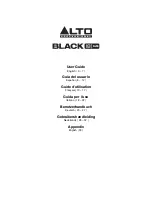 Alto Professional BLACK18SUB User Manual preview