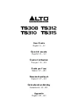 Preview for 1 page of Alto Professional TS308 User Manual