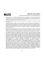 Предварительный просмотр 71 страницы Alto Professional TS408 User Manual