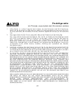 Preview for 77 page of Alto Professional TS408 User Manual