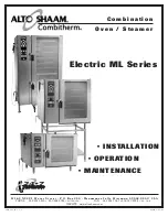 Предварительный просмотр 1 страницы Alto-Shaam 10-10ML Installation Operation & Maintenance