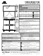 Preview for 2 page of Alto-Shaam 1000-BQ2/192 Specifications