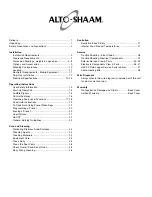 Preview for 2 page of Alto-Shaam 1200-TH/III Installation & Operation Manual