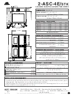 Предварительный просмотр 2 страницы Alto-Shaam 2-ASC-4E/STK Specification Sheet